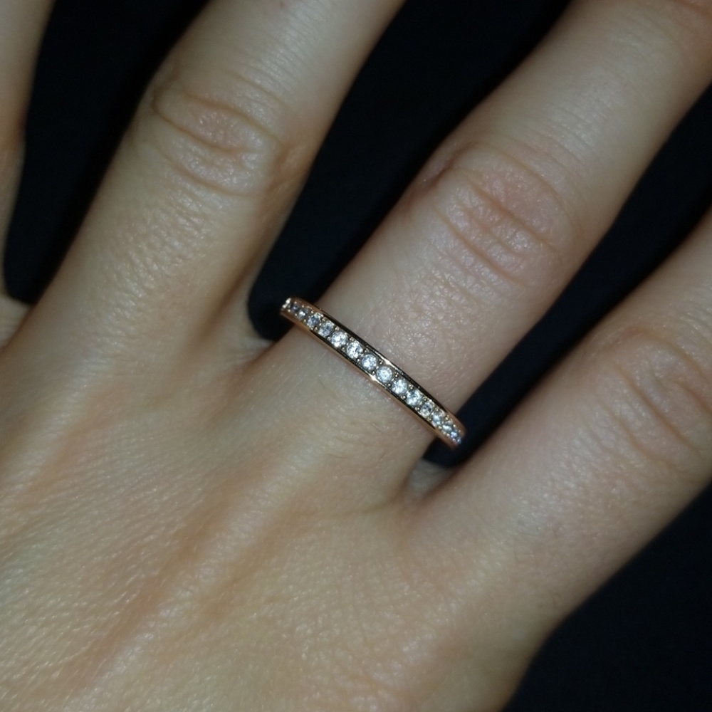 Authentic Swarovski crystal ring